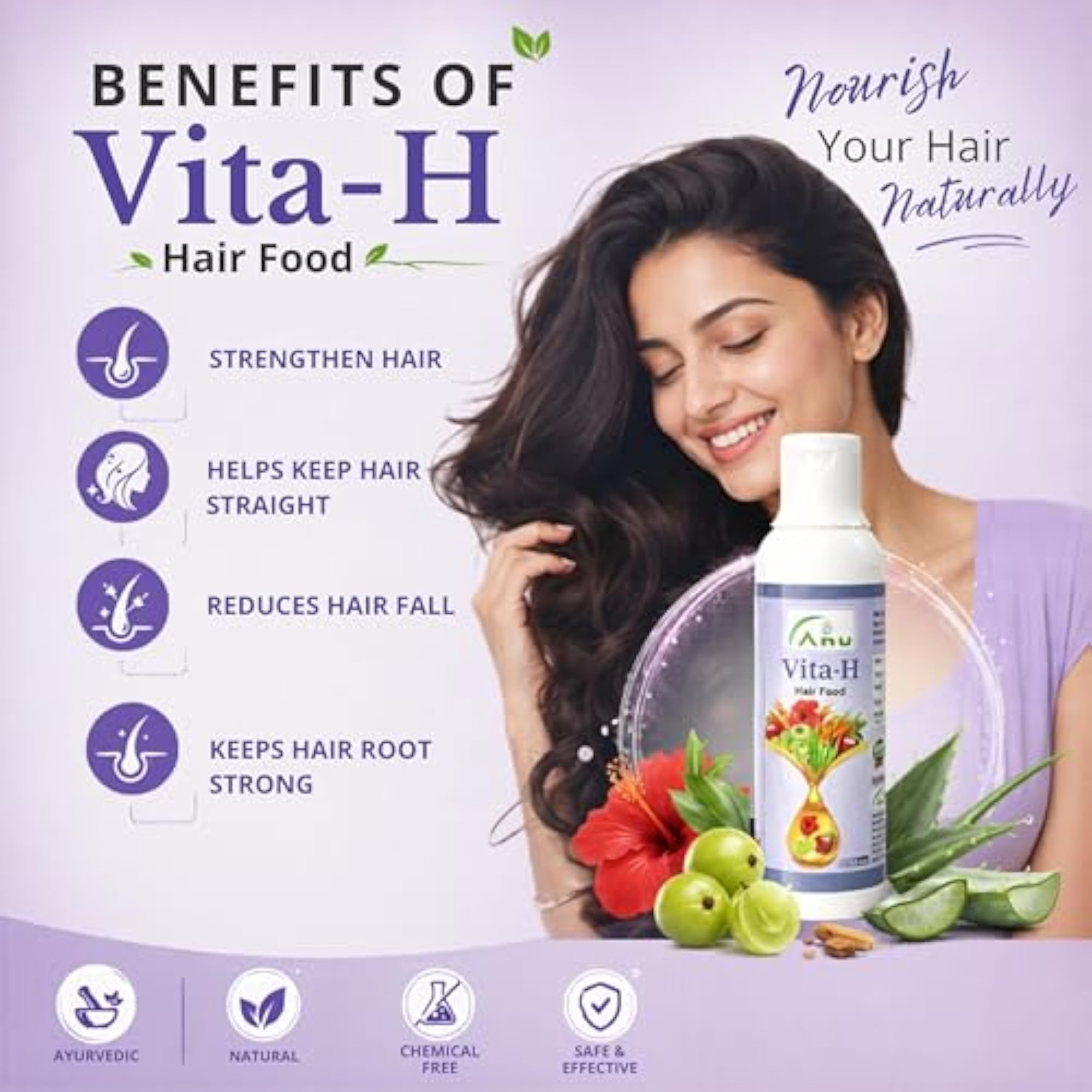 Vita-H Hair Food Oil, 100ml